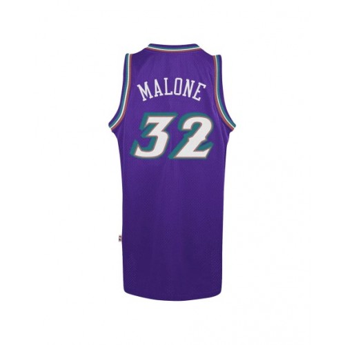 Men's Utah Jazz Karl Malone #32 Adidas Purple 1996/97 Swingman NBA Jersey