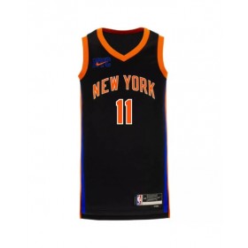 Men's New York Knicks Jalen Brunson #11 Nike Black 2022/23 Swingman Jersey - City Edition