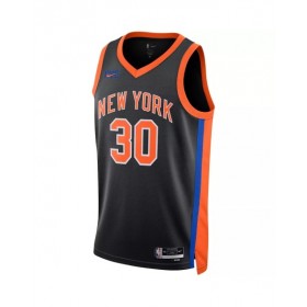 Men's New York Knicks Julius Randle #30 Nike Black 2022/23 Swingman Jersey - City Edition