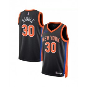 Men's New York Knicks Julius Randle #30 Nike Black 2022/23 Swingman Jersey - City Edition