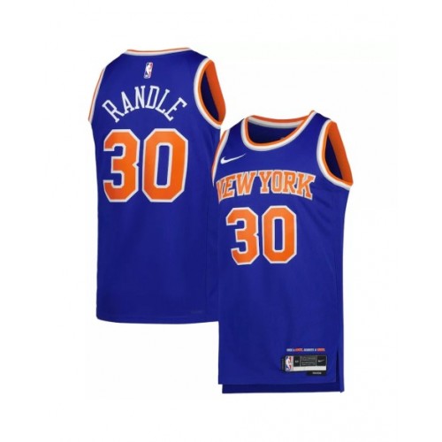 Men's New York Knicks Julius Randle #30 Blue 22/23 Swingman Jersey - Icon Edition