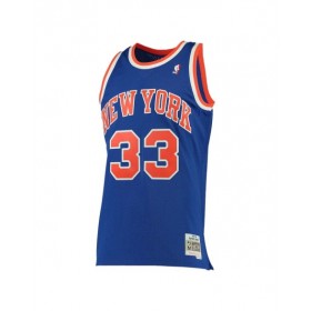 Retro New York Knicks Patrick Ewing #33 Nike Blue Swingman NBA Jersey