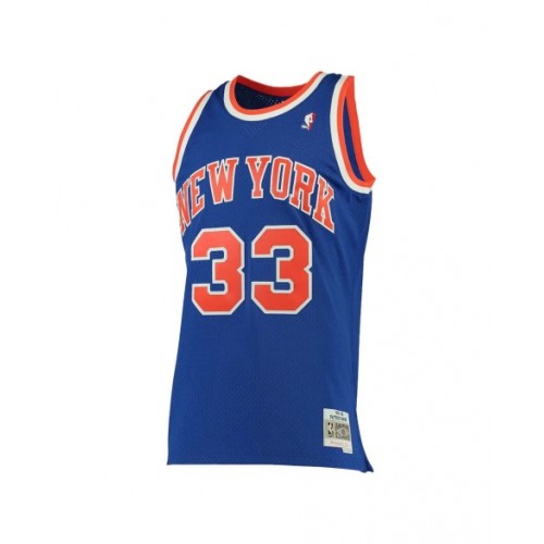 Retro New York Knicks Patrick Ewing #33 Nike Blue Swingman NBA Jersey