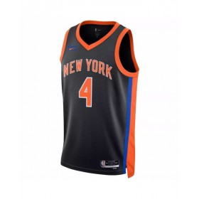 Men's New York Knicks Derrick Rose #4 Nike Black 2022/23 Swingman Jersey - City Edition