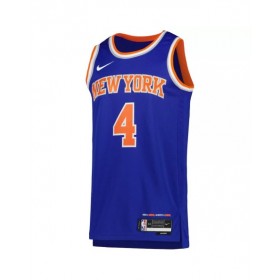 Men's New York Knicks Derrick Rose #4 Blue 2022/23 Swingman Jersey - Icon Edition