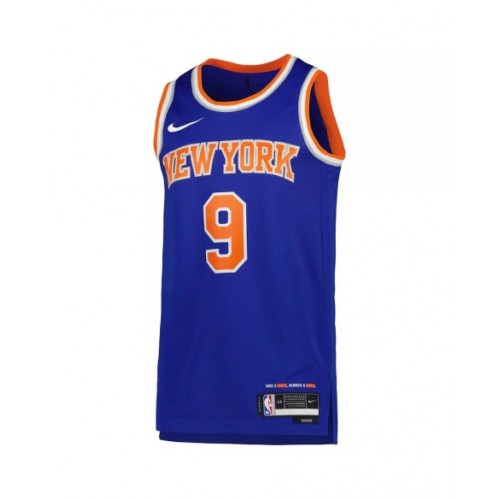 Men's New York Knicks RJ Barrett #9 Blue 22/23 Swingman Jersey - Icon Edition