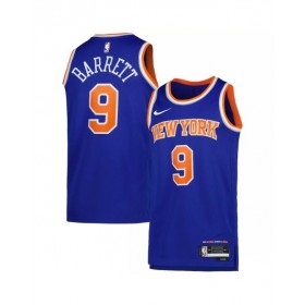 Men's New York Knicks RJ Barrett #9 Blue 22/23 Swingman Jersey - Icon Edition