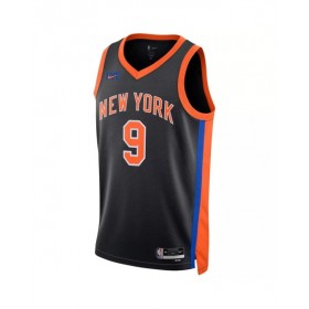 New York Knicks RJ Barrett #9 Nike Black 2022/23 Swingman Jersey - City Edition