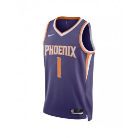 Men's Phoenix Suns Devin Booker #1 Purple 22/23 Swingman Jersey - Icon Edition