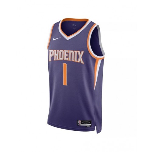 Men's Phoenix Suns Devin Booker #1 Purple 22/23 Swingman Jersey - Icon Edition