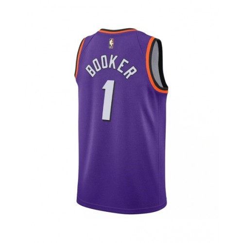 Men's Phoenix Suns Devin Booker #1 Nike Purple 2022/23 Swingman Jersey - Classic Edition