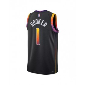 Men's Phoenix Suns Devin Booker #1 Jordan Brand Black 2022/23 Swingman Jersey - Statement Edition