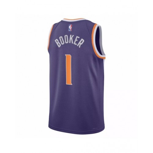 Men's Phoenix Suns Devin Booker #1 Purple 22/23 Swingman Jersey - Icon Edition