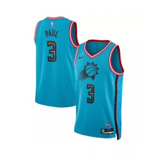 Men's Phoenix Suns Chris Paul #3 Nike Turquoise 2022/23 Swingman Jersey - City Edition