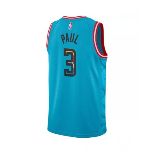 Men's Phoenix Suns Chris Paul #3 Nike Turquoise 2022/23 Swingman Jersey - City Edition