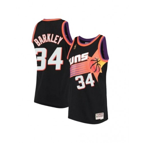 Men's Phoenix Suns Charles Barkley #34 Mitchell & Ness Nike Black 1992/93 Swingman NBA Jersey