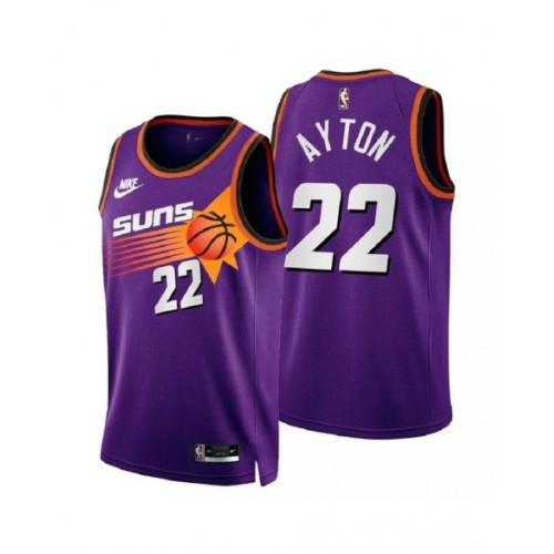 Men's Phoenix Suns Deandre Ayton #22 Nike Purple 2022/23 Swingman Jersey - Classic Edition