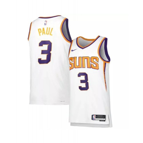 Men's Phoenix Suns Chris Paul #3 White 22/23 Swingman Jersey - Association Edition