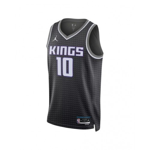 Men's Sacramento Kings Domantas Sabonis #10 Black 2022/23 Swingman Jersey - Statement Edition