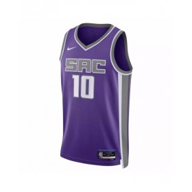 Men's Sacramento Kings Domantas Sabonis #10 Purple 2022/23 Swingman Jersey - Icon Edition