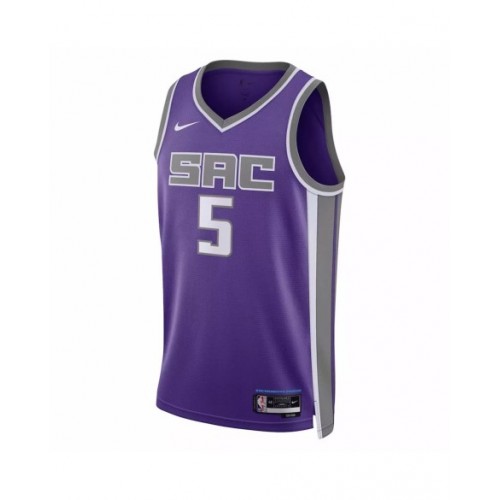 Men's Sacramento Kings De'Aaron Fox #5 Purple 2022/23 Swingman Jersey - Icon Edition