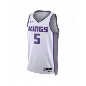 Men's Sacramento Kings De'Aaron Fox #5 White 22/23 Swingman Jersey - Association Edition