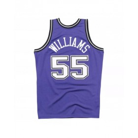 Men's Sacramento Kings Jason Williams #55 Mitchell & Ness Purple Hardwood Classics Authentic Jersey