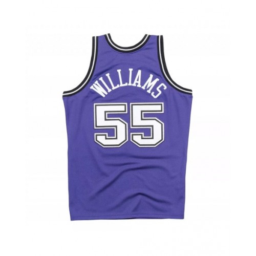 Men's Sacramento Kings Jason Williams #55 Mitchell & Ness Purple Hardwood Classics Authentic Jersey