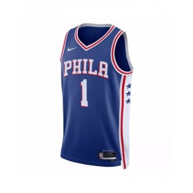 Men's Philadelphia 76ers James Harden #1 Nike Royal 2022/23 Swingman Jersey - Icon Edition