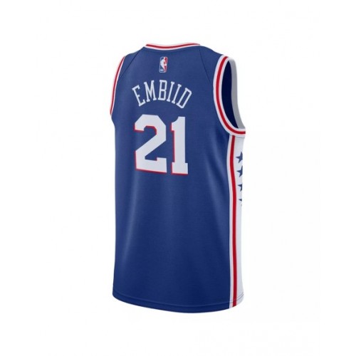 Men's Philadelphia 76ers Joel Embiid #21 Nike Royal 2022/23 Swingman Jersey - Icon Edition