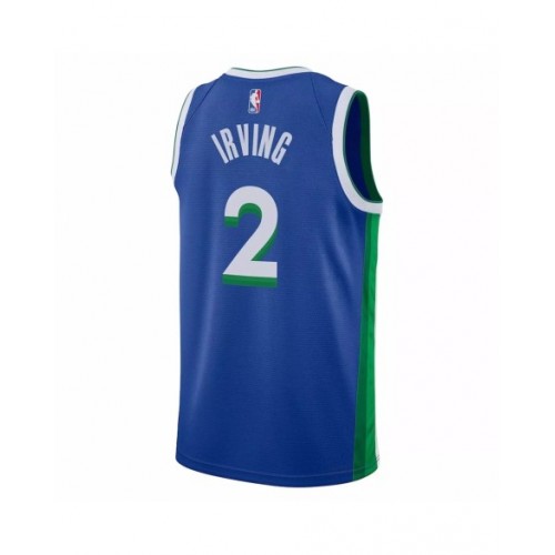 Men's Dallas Mavericks Kyrie Irving #2 Nike Blue 2022/23 Swingman Jersey - City Edition