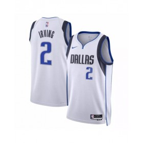 Men's Dallas Mavericks Kyrie Irving #2 Nike White 2022/23 Swingman Jersey - Association Edition