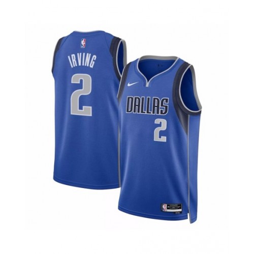 Men's Dallas Mavericks Kyrie Irving #2 Nike Blue 2022/23 Swingman Jersey - Icon Edition