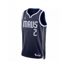 Men's Dallas Mavericks Kyrie Irving #2 Jordan Brand Navy 2022/23 Statement Edition Swingman Jersey