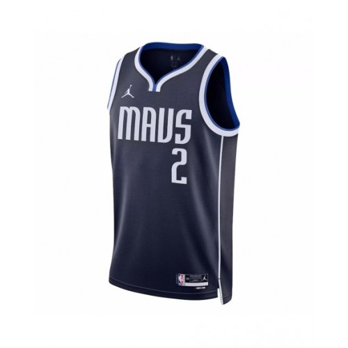 Men's Dallas Mavericks Kyrie Irving #2 Jordan Brand Navy 2022/23 Statement Edition Swingman Jersey