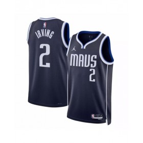 Men's Dallas Mavericks Kyrie Irving #2 Jordan Brand Navy 2022/23 Statement Edition Swingman Jersey