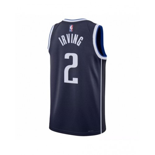 Men's Dallas Mavericks Kyrie Irving #2 Jordan Brand Navy 2022/23 Statement Edition Swingman Jersey