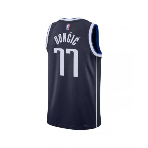 Men's Dallas Mavericks Luka Doncic #77 Jordan Brand Navy 2022/23 Statement Edition Swingman Jersey