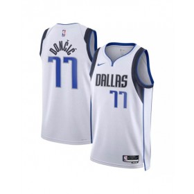 Men's Dallas Mavericks Luka Doncic #77 Nike White 2022/23 Swingman Jersey - Association Edition