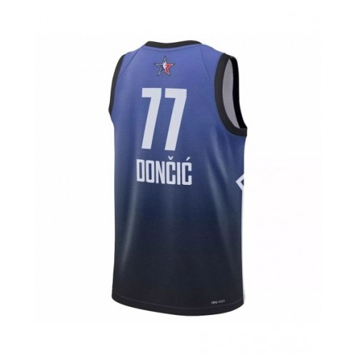 Men's Luka Doncic #77 Jordan Brand Blue 2023 NBA All-Star Game Swingman Jersey