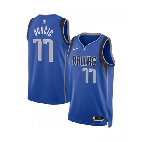 Men's Dallas Mavericks Luka Doncic #77 Nike Royal 2022/23 Swingman Jersey - Icon Edition