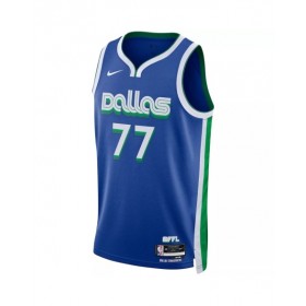 Men's Dallas Mavericks Luka Doncic #77 Nike Blue 2022/23 Swingman Jersey - City Edition