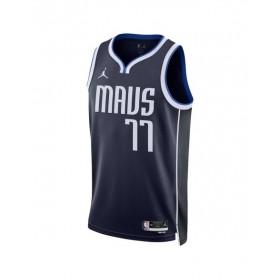 Men's Dallas Mavericks Luka Doncic #77 Jordan Brand Navy 2022/23 Statement Edition Swingman Jersey