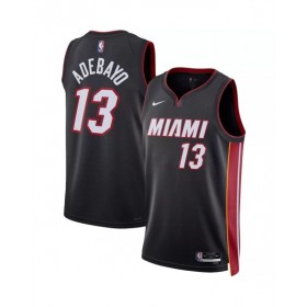 Men's Miami Heat Bam Adebayo #13 Black 22/23 Swingman Jersey - Icon Edition