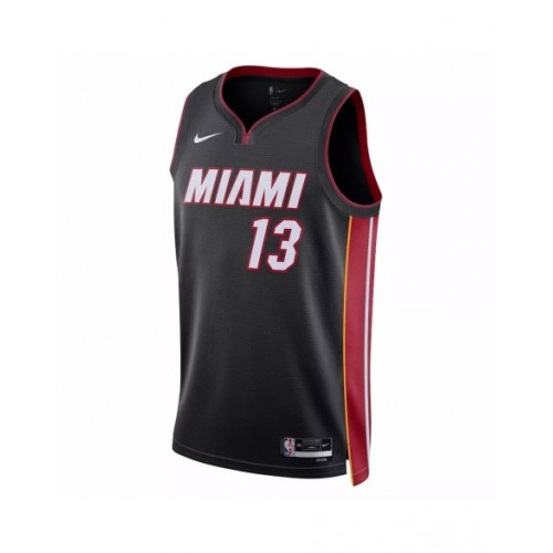 Men's Miami Heat Bam Adebayo #13 Black 22/23 Swingman Jersey - Icon Edition