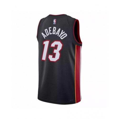 Men's Miami Heat Bam Adebayo #13 Black 22/23 Swingman Jersey - Icon Edition