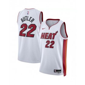 Men's Miami Heat Jimmy Butler #22 White 22/23 Swingman Jersey - Association Edition