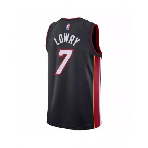 Men's Miami Heat Kyle Lowry #7 Black 22/23 Swingman Jersey - Icon Edition