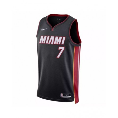 Men's Miami Heat Kyle Lowry #7 Black 22/23 Swingman Jersey - Icon Edition