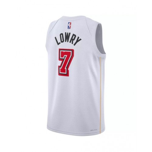 Miami Heat Kyle Lowry #7 Nike White 2022/23 Swingman Jersey - City Edition